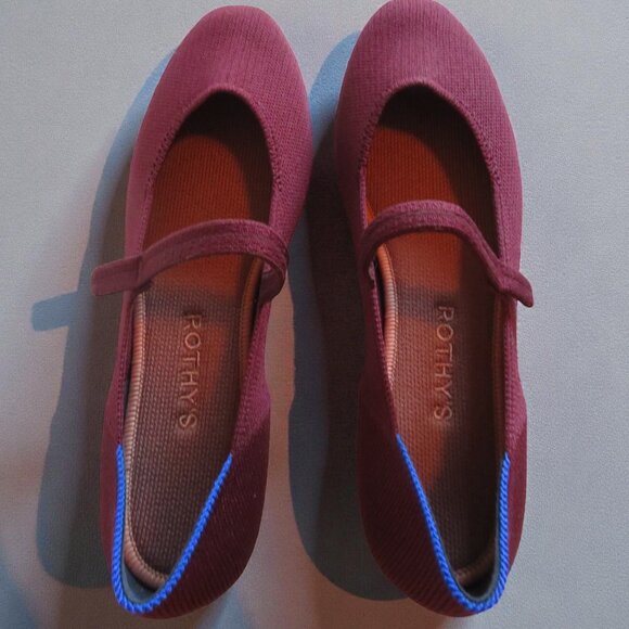 Rothy's The Square Mary Jane (Woman's 8M) SYRAH, New in Box - Picture 1 of 16